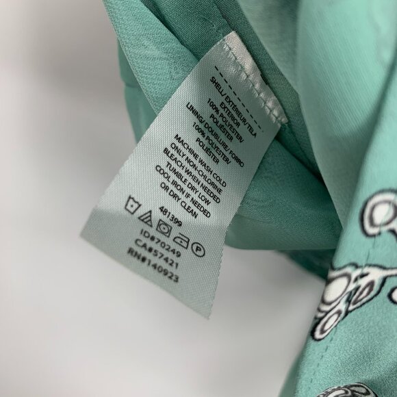 LOFT Top Floral Print Sleeveless V Neck Button Cami Tank Strappy - Picture 7 of 11